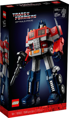 Optimus Prime Transformers LEGO 10302 Certified (preowned) in original box, Retired
