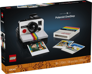LEGO IDEAS 21345 Polaroid OneStep SX-70 Camera, NIB (Box Damaged - Still Sealed)