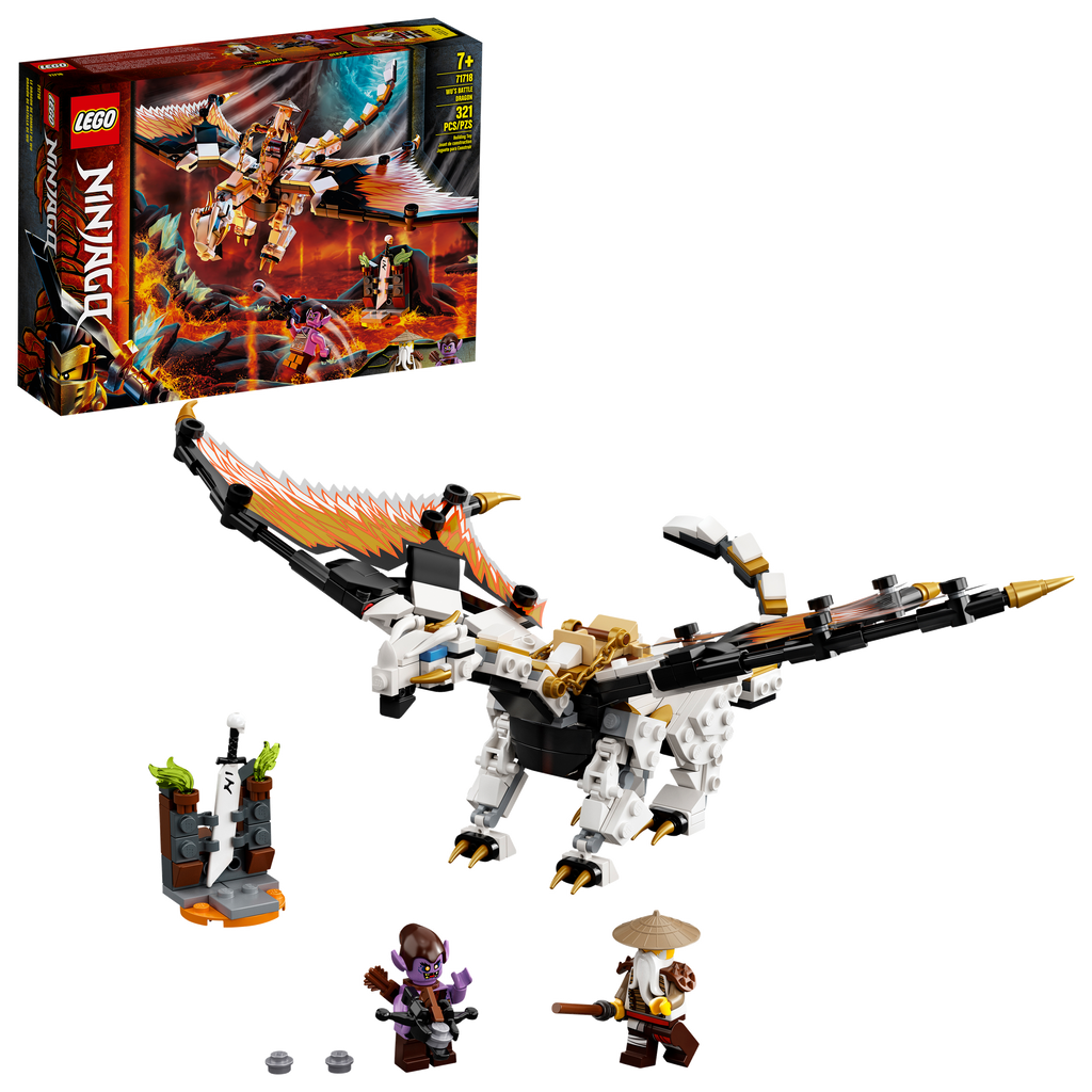 LEGO Ninjago 71718 Wu's Battle Dragon, Retired, Certified in white