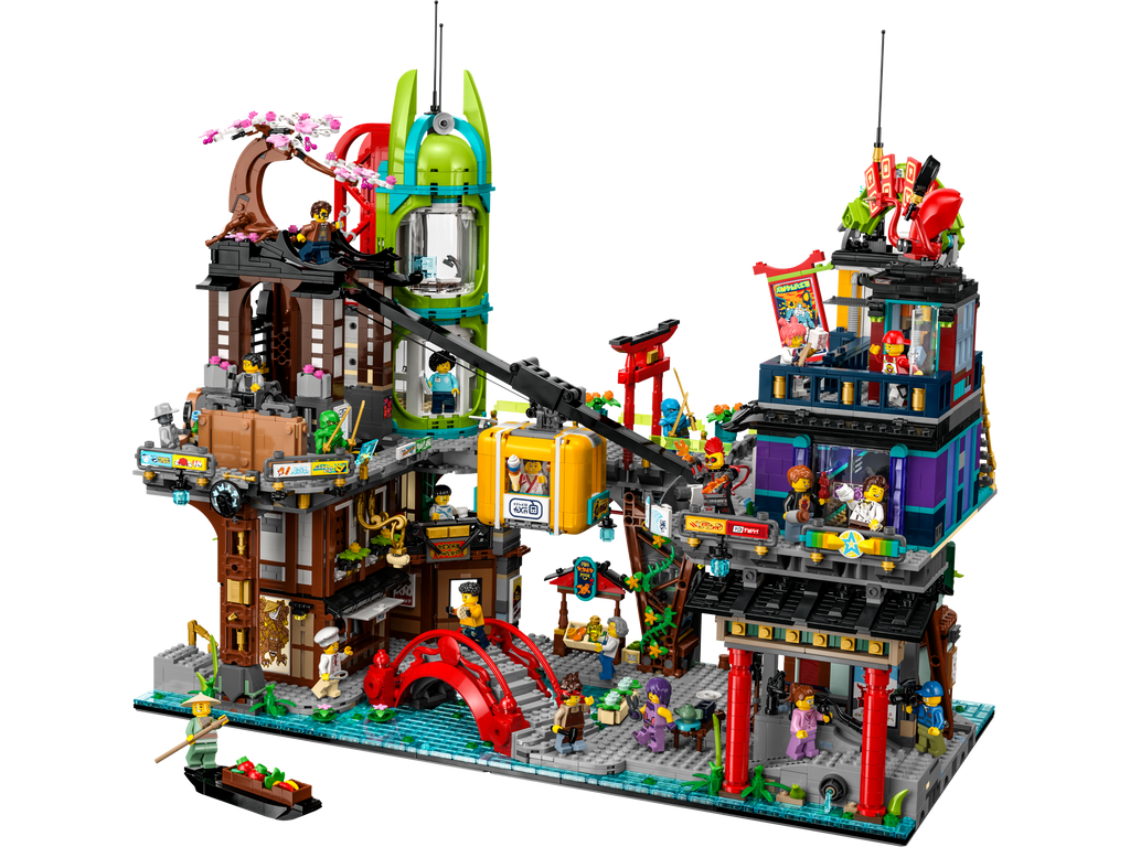 LEGO Ninjago 71799 NINJAGO City Markets, Certified in Original Box