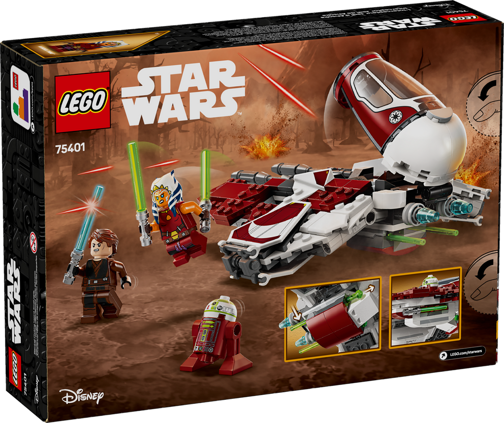 75401 LEGO® Ahsoka's Jedi Interceptor™ – Bricks and Minifigs