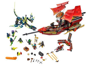 70738 Final Flight of Destiny's Bounty, Retired, New - Open Box (All Bags Sealed Inside!)