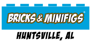Bricks and Minifigs Huntsville AL logo