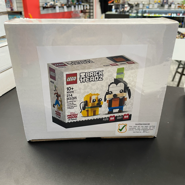 LEGO BrickHeadz Goofy and Pluto 40378 Certified Bricks and