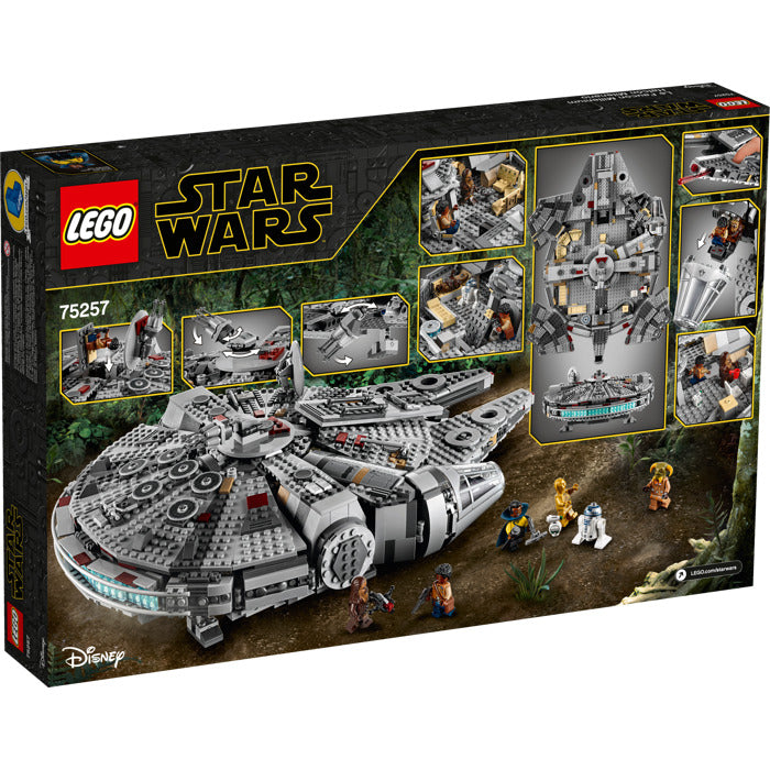 75257 Millennium Falcon, Retired, NIB – Bricks and Minifigs