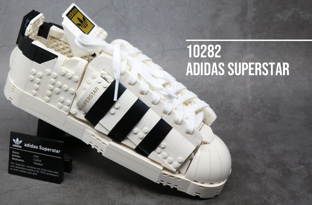 10282 Adidas Original Superstar Sneaker, NIB, Retired – Bricks and Minifigs  Huntsville AL