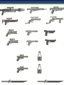 Mando Hunter Metal Grey Weapons Pack