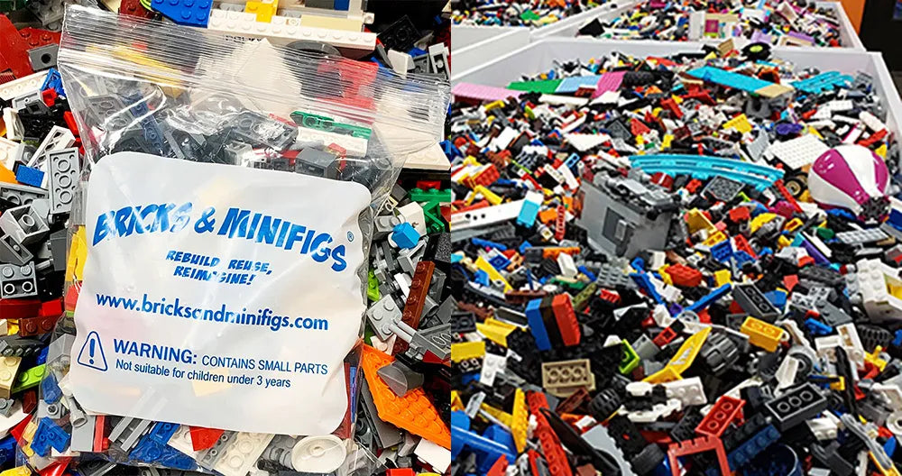Medium Bag Random Bulk Bricks and Minifigs Huntsville AL