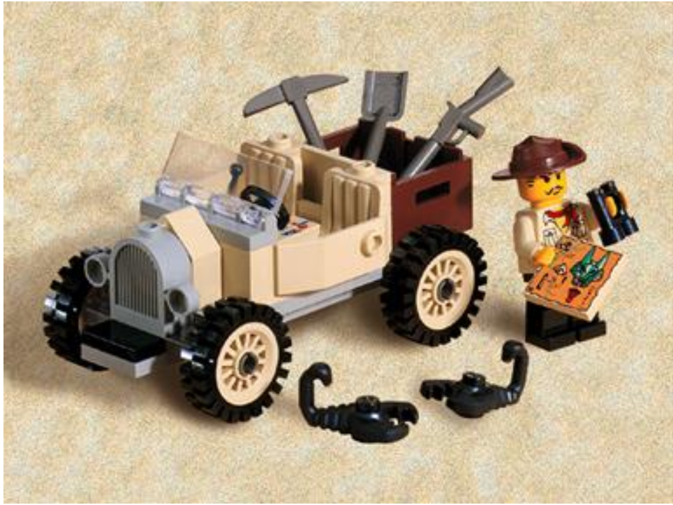 LEGO Adventurers 5918 Scorpion Tracker, Retired, Certified in