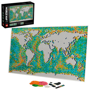 31203 World Map, Retired, NIB