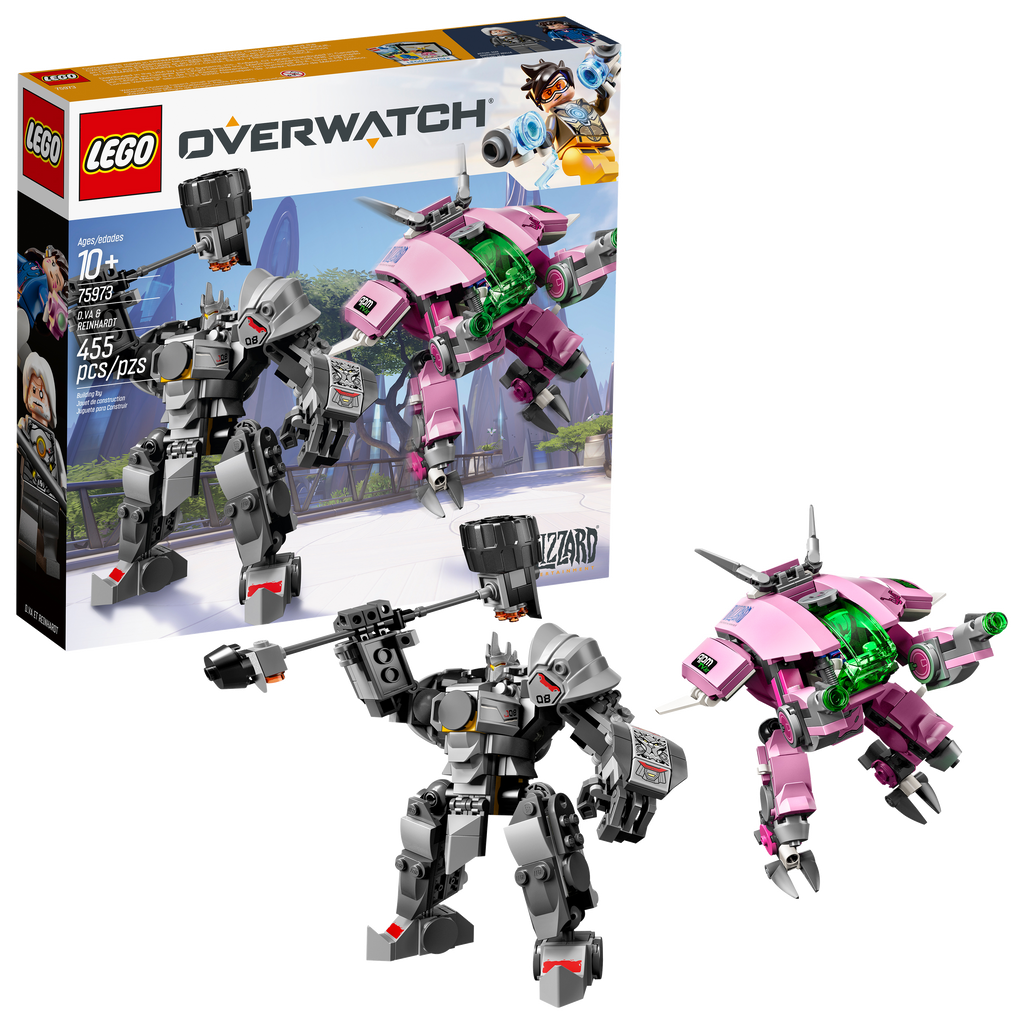 LEGO 75973 Overwatch D. Va & Reinhardt, retired, certified in