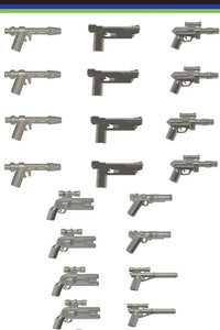 Mando Hunter Metal Grey Blaster Pack