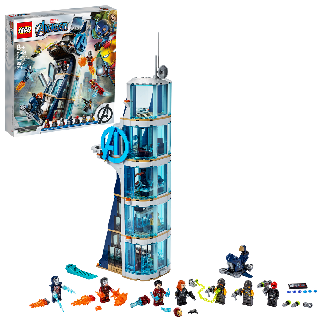 76166 Avengers Tower Battle Bricks and Minifigs Huntsville AL