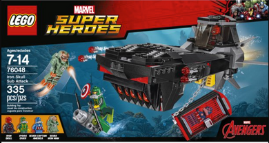 76048 Iron Skull Sub Attack, Retired, Certified in white box, Preowned