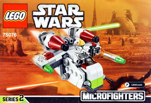 LEGO Star Wars 75076 Microfighter Retired Certified in white box