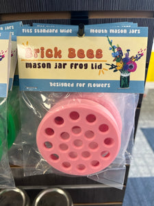 Pink Wide Mouth Frog Lid