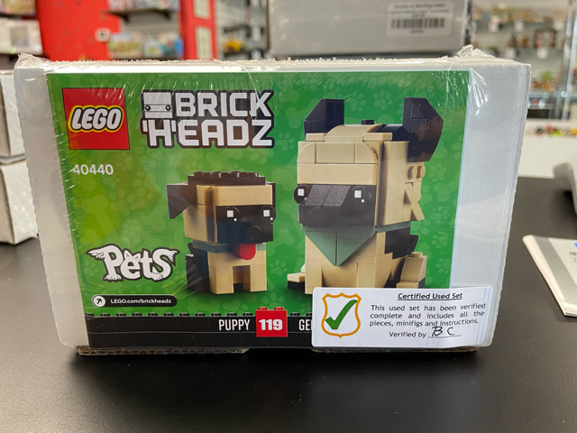 Brickheadz Pets German Shepard LEGO 40440 Certified