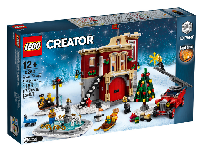 LEGO Creator Expert 10263 Winter Village Fire Station, Retired, NIB