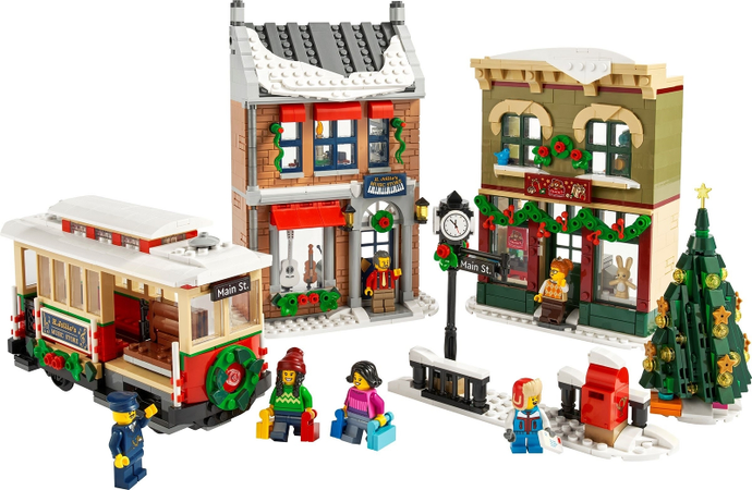 LEGO Holiday Main Street 10308 Winter Village Collection, Certified, Pre-Owned