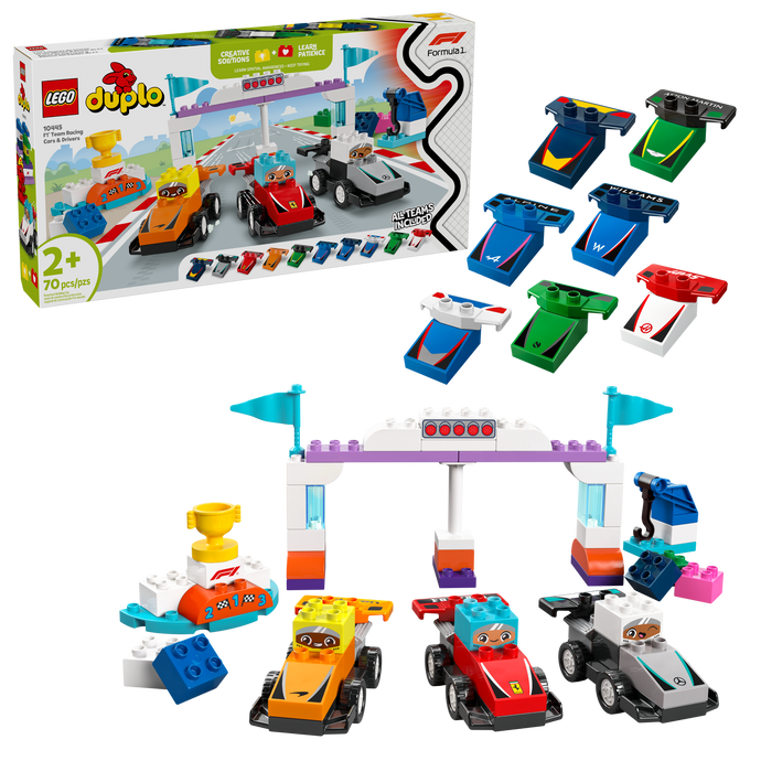 10445 LEGO® DUPLO F1 Team Race Cars & Drivers