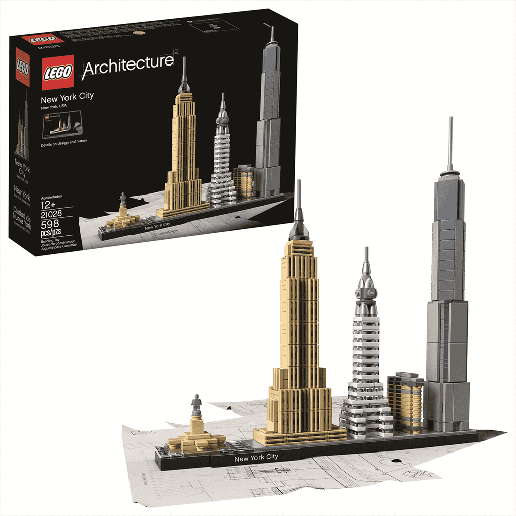 21028 New York City LEGO Architecture Retired Certified in white b Bricks and Minifigs