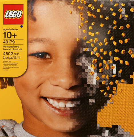 LEGO 40179 Personalized Mosaic Portrait NIB Bricks and Minifigs Huntsville AL