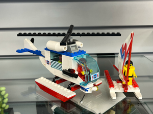 LEGO Town 6342 Beach Rescue Chopper Retired Used Built Bricks and Minifigs Huntsville AL