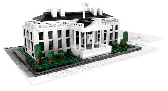 LEGO Architecture 21006 The White House, Retired, Certified in Original Box, Pre-Owned