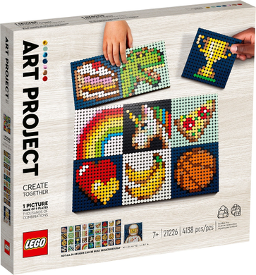 LEGO Art 21226 Art Project - Create Together, NEW (Open Box, All Contents Sealed), Retired