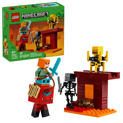 LEGO 21266 The Nether Lava Battle