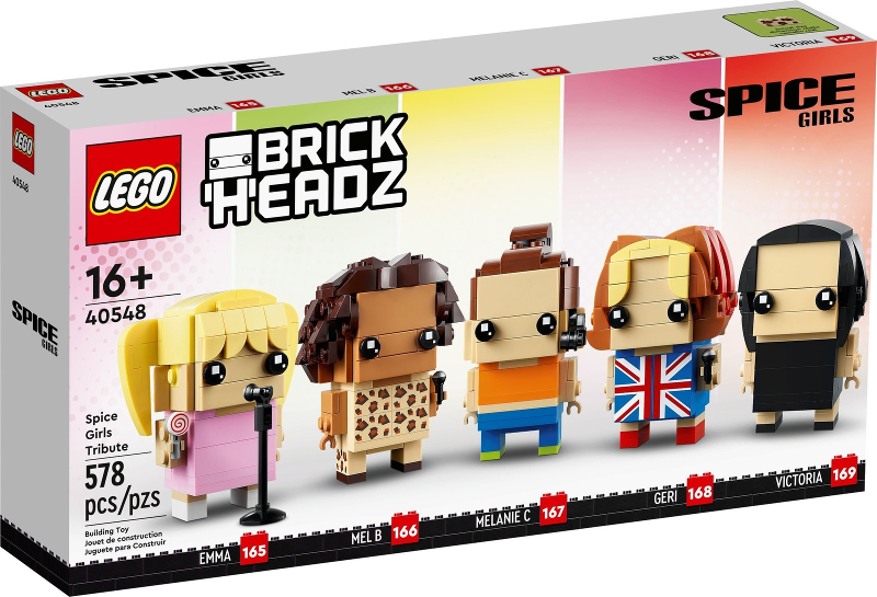 Spice Girls Brick Headz LEGO 40548 Certified (preowned) in original box, Retired