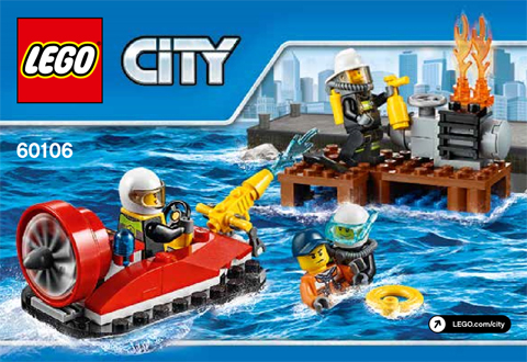 LEGO City 60106 Fire Starter Set Retired Certified in white box