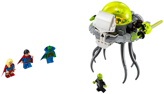 Brainiac Attack LEGO 76040 Certified in white box, Retired