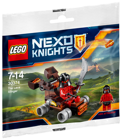 LEGO NEXO Knights 30374 The Lava Slinger polybag, Retired, NIB