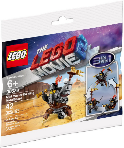 Lego Movie 2 3in1 Mini Master-Building Metalbeard Polybag NIB