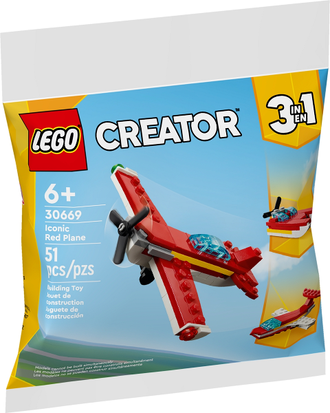 30669 Iconic Red Plane