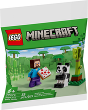 LEGO Minecraft 30672 Steve and Baby Panda Polybag, NIB