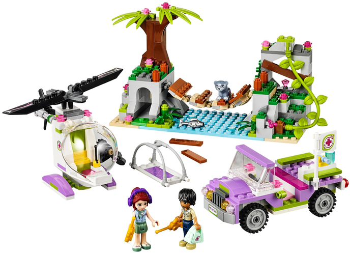 Friends Jungle Bridge Rescue LEGO 41036 Certified (Pre-Owned) In white box, Retired