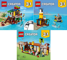 Surfer Beach House LEGO 31118 Creator Certified (used) in plain white box