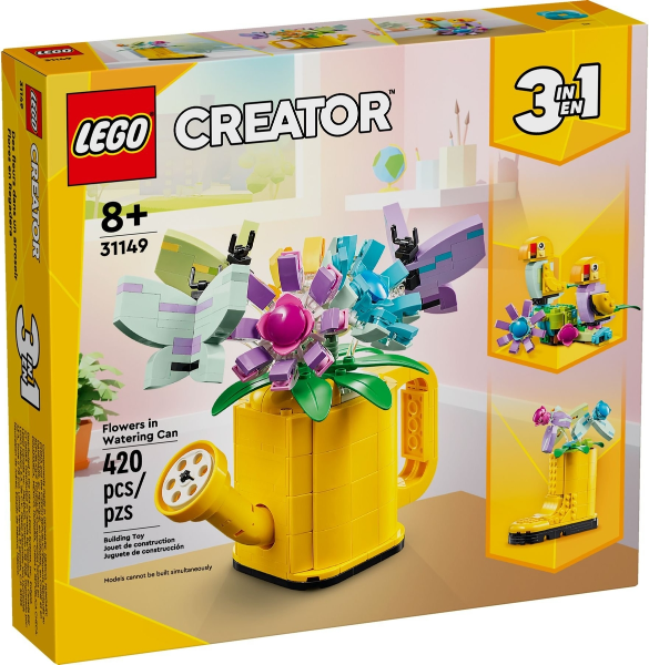 LEGO Creator 31149 Flowers in Watering Can, Certified in Original Box, Pre-Owned