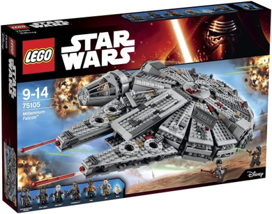 Millennium Falcon - LEGO® Star Wars 75105 - NIB, Retired (Box Damaged)