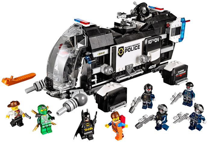 Super Secret Police Dropship The LEGO Movie LEGO 70815 Certified in original box, Retired