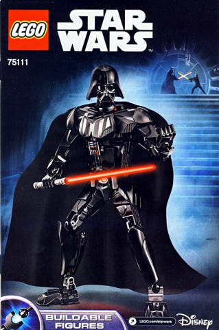 Star Wars Darth Vader LEGO Buildable Figure NIB Retired