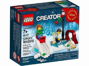 Creator Limited Edition 2014 Winter Skating Scene LEGO 40107 Retired, NIB