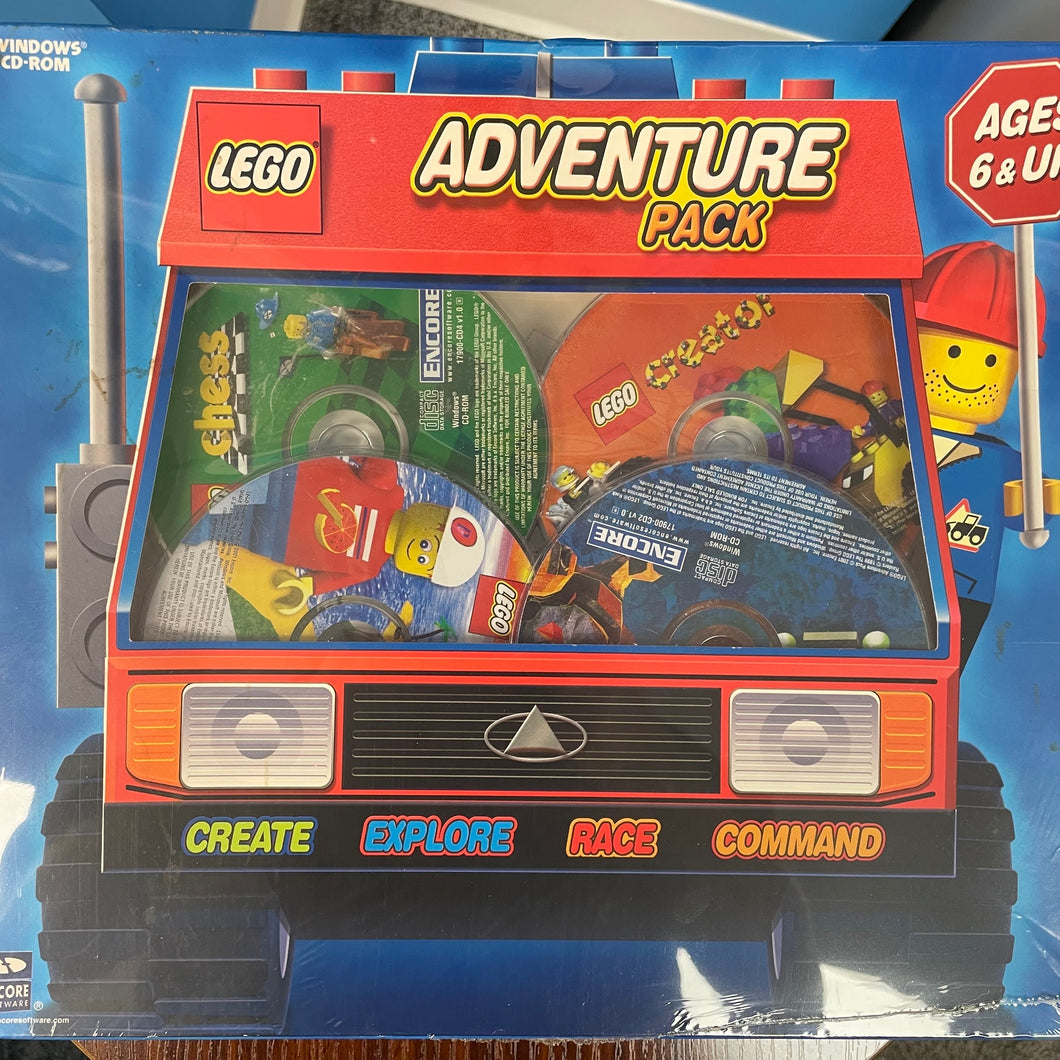 LEGO Adventure Pack CD-ROM games by Encore Software NIB, Unopened, Retired