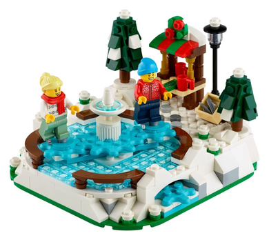 40416 LEGO Limited Edition Winter Ice Skating Rink - Retired, Certified in white box, Pre-Owned