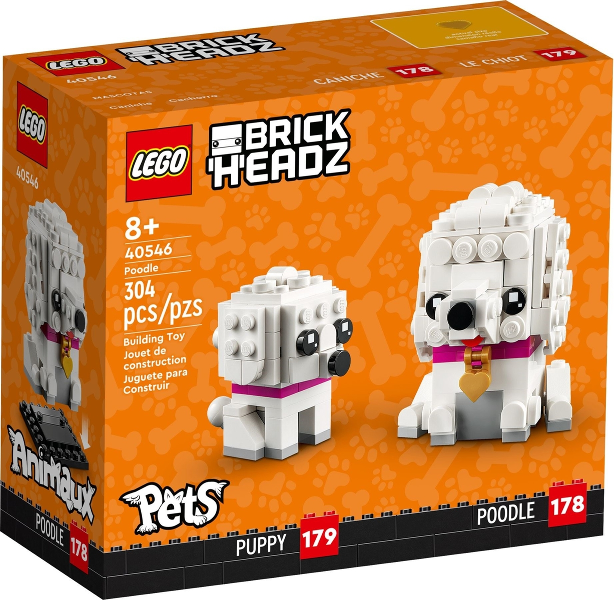 Poodle - Pets Brick Heads - 40546