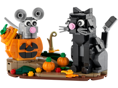 40570 LEGO Halloween Cat & Mouse Certified in White Box