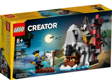 40597 Scary Pirate Island, Retired, Certified in original box, Pre-Owned
