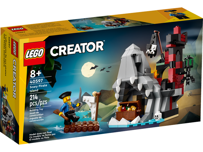 40597 Scary Pirate Island, Retired, Certified in original box, Pre-Owned